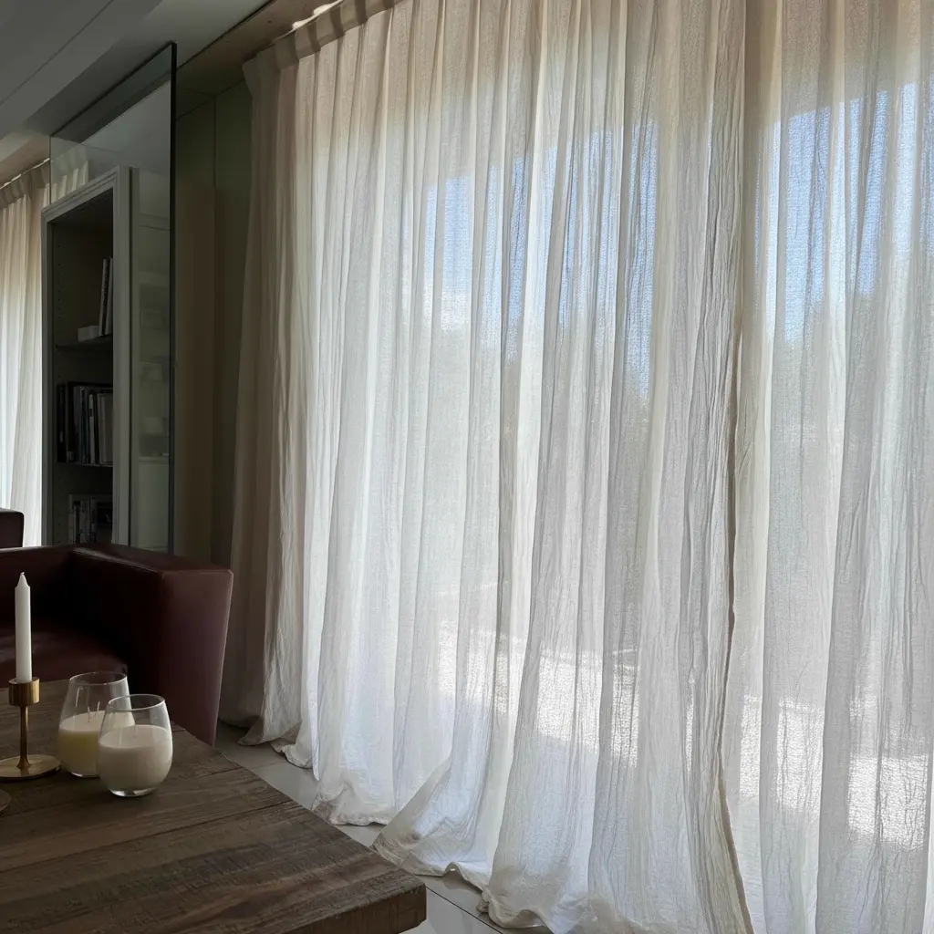 Cortinas de Gasa Métrica